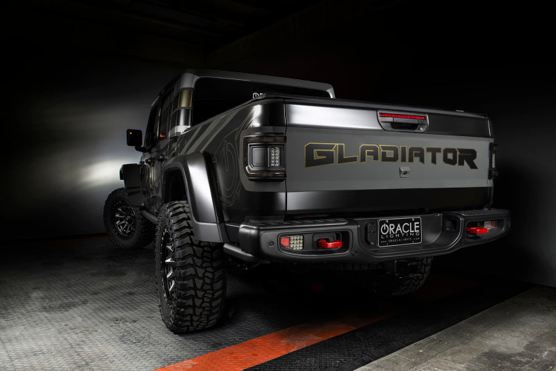 ORACLE Lighting Oracle 2020+ Jeep Gladiator JT Flush Mount LED Tail Lights - Tinted Lens