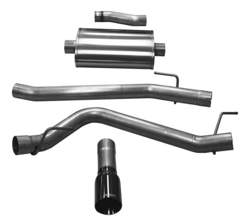 CORSA Performance Corsa 2020-2025 Jeep Gladiator JT 3.6L Single Side Exit Cat-Back Exhaust w/ Single 4in Polished Tip