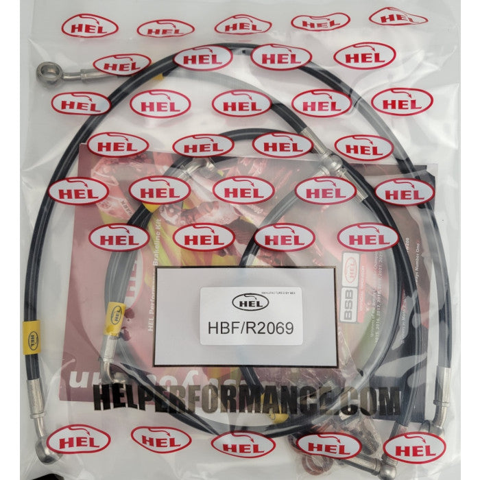 HEL Performance CL-HBK2069 ABS Delete 'H' Layout Brake Lines Stainless Steel Braided