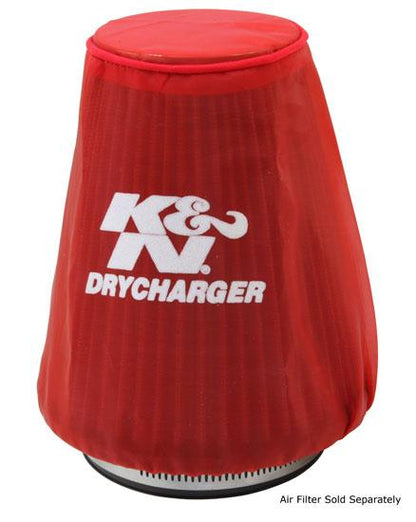 K&N Engineering K&N Red Drycharger 5.25in x 3in Round Tapered Air Filter Wrap