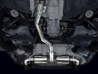 AWE Tuning AWE 19-23 BMW 330i / 21-23 BMW 430i Base G2X Touring (Excl. Conv) Axle-Back Exhaust - Diamond Black