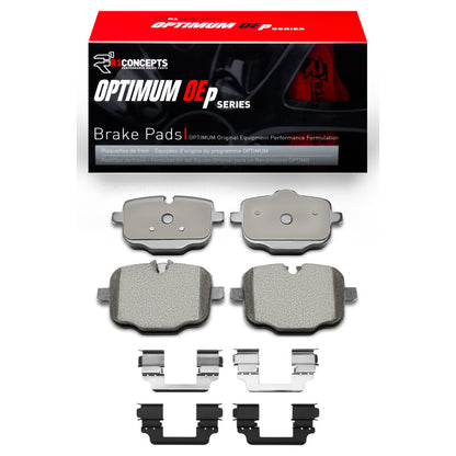 R1 Concepts R1 2016-2021 BMW 530I xDrive Rear R1 Optimum OE Pads & Hardware Kit