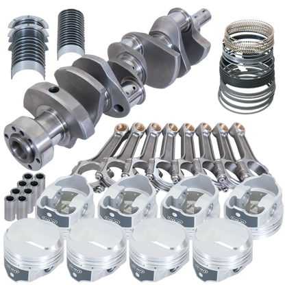 Eagle Chevy 454 1Pc 4.000in Crank 6.135in I-Beam Rods 38cc Dome 4.320in Pistons Rotating Assembly