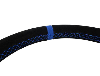 PRP Seats PRP Deep Dish Suede Steering Wheel - Blue