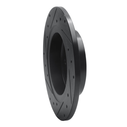R1 Concepts R1 11-22 Buick Encore Rear Right Drilled & Slotted Black Brake Rotor