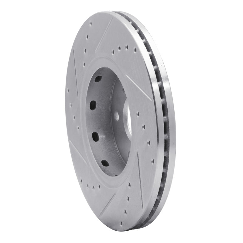 R1 Concepts R1 10-13 Suzuki Kizashi Front Right Drilled & Slotted Silver Brake Rotor
