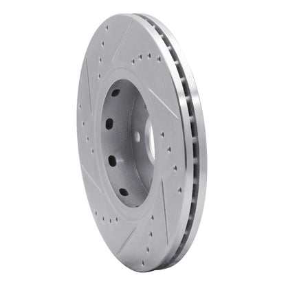 R1 Concepts R1 10-13 Suzuki Kizashi Front Right Drilled & Slotted Silver Brake Rotor