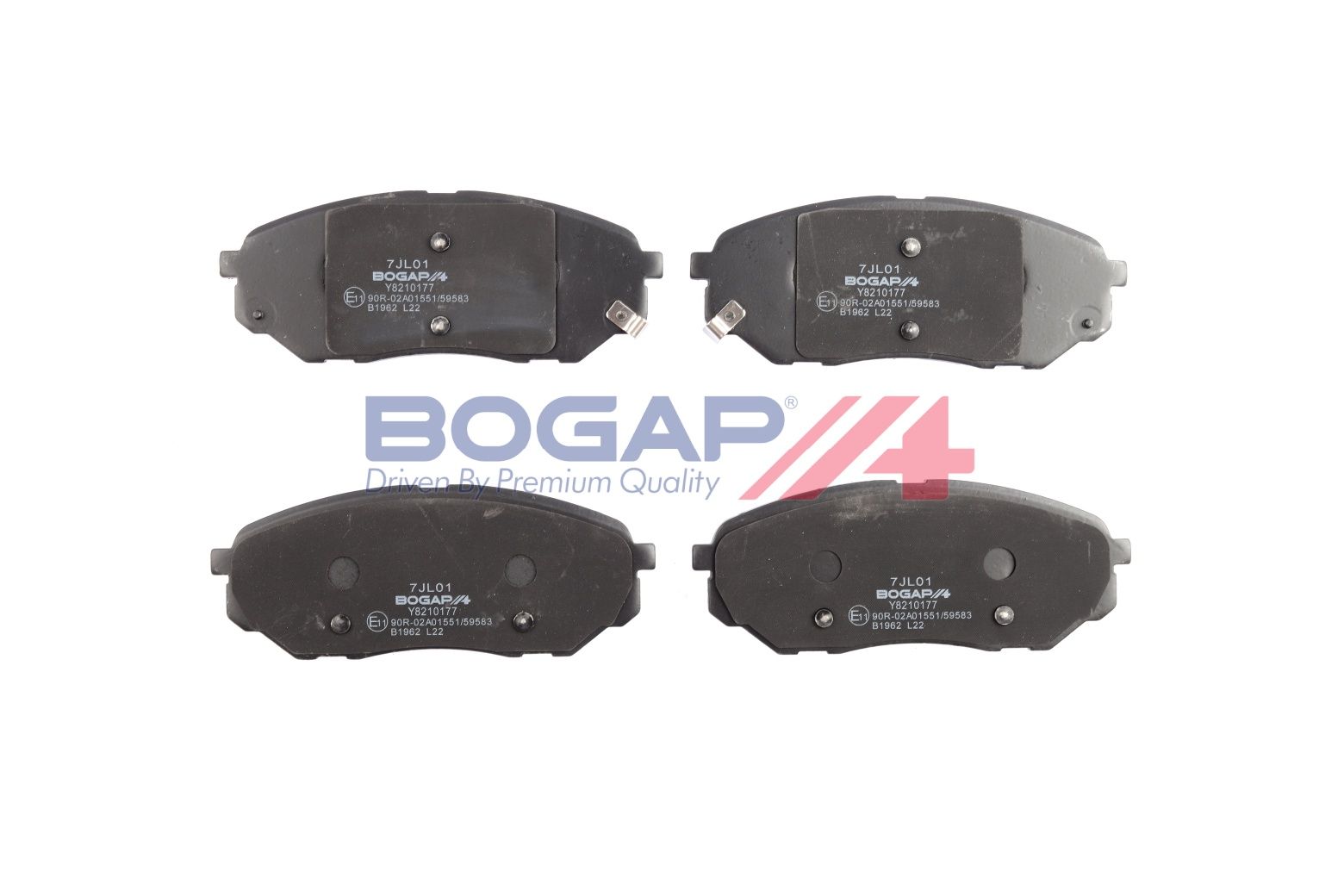 BOGAP Y8210177 Brake Pad Set, Disc Brake