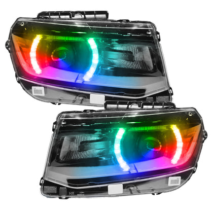 ORACLE Lighting Oracle 14-15 Chevy Camaro RS Headlight DRL Upgrade Kit - ColorSHIFT w/ BC1 Controller