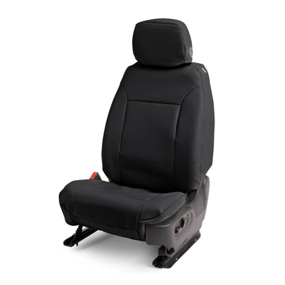 Covercraft 19-22 Ford F250/F350/F450/F550 Leatherette PrecisionFit Second Row Seat Covers - Blk