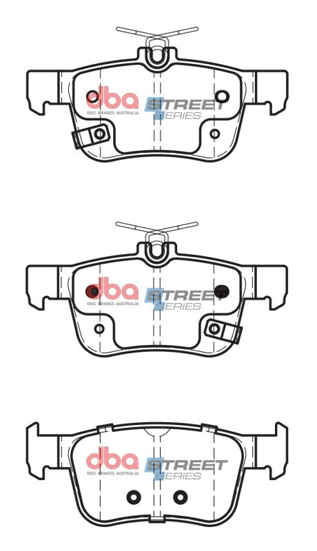 DBA 17-21 Honda Civic Si Rear Street Series Brake Pads