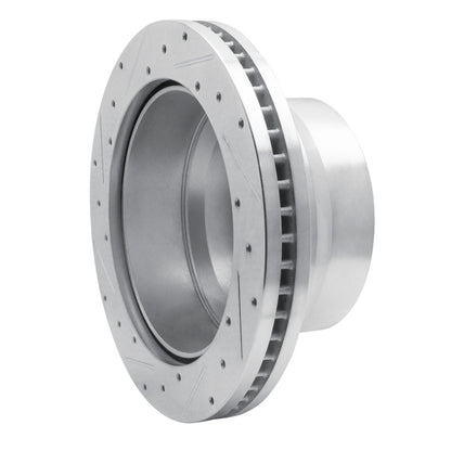 R1 Concepts R1 09-20 Chevrolet Express 4500 Rear Right Drilled & Slotted Silver Brake Rotor