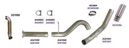 Diamond Eye Performance Diamond Eye KIT 5in DPF-BACK Single w/ TDP SS 07.5-10 Chevy/GMC 6.6L Duramax 2500/3500