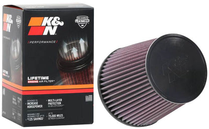 K&N Engineering K&N Universal Clamp-On Air Filter 5in FLG / 6-1/2in B / 5in T / 6-1/2in H
