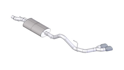 CORSA Performance Corsa 2011-2014 Ford F-150 EcoBoost 3.5L V6 Polished Sport Cat-Back Exhaust