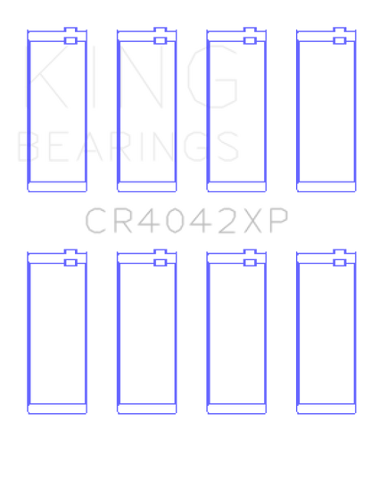 King Engine Bearings BMW M40/M42/M43/M44 1.6L/1.8L/1.9L (Size +0.25mm) Connecting Rod Bearing Set