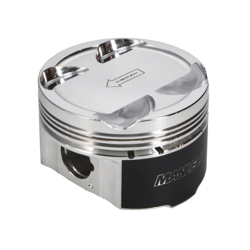 Manley Performance Manley 93-98 Toyota Supra Turbo (2JZGTE) 86.5mm +5mm Bore 9:1 Dish Piston Set with Ring