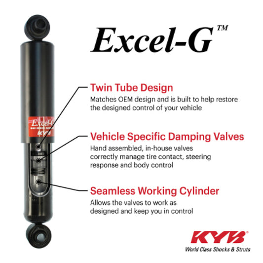KYB 20-22 Hyundai Sonata (Exc. Hybrid & N Line) / 21-24 Kia K5 (AWD) Excel-G Shock - Rear