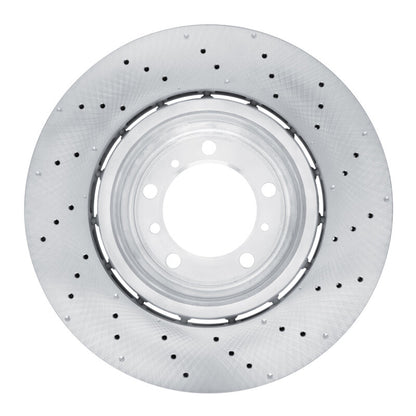 DFC 10-11 Porsche 911 Left Rear Drilled Hi-Carbon Alloy Geomet Coated Rotor
