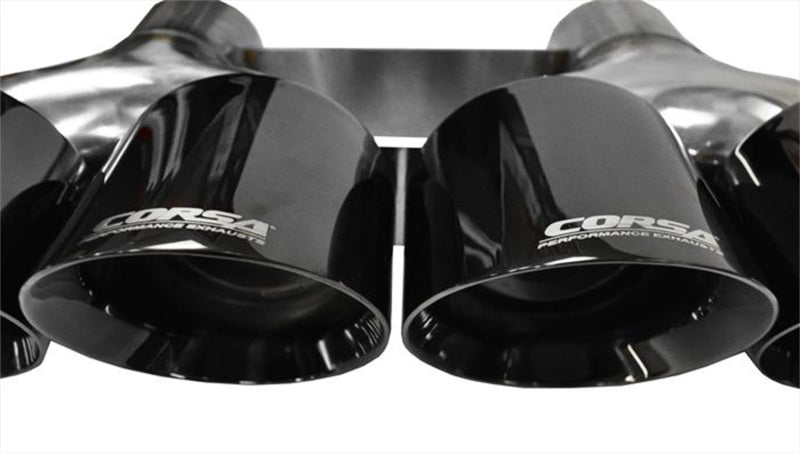 CORSA Performance Corsa 2014-2020 Chevrolet Corvette 6.2L V8 Quad 45in Polished Black Pro-Series Tip Kit