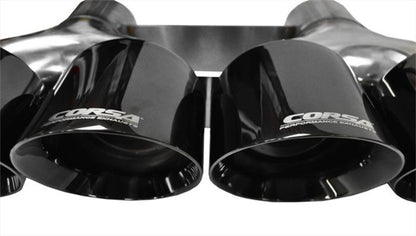 CORSA Performance Corsa 2014-2020 Chevrolet Corvette 6.2L V8 Quad 45in Polished Black Pro-Series Tip Kit
