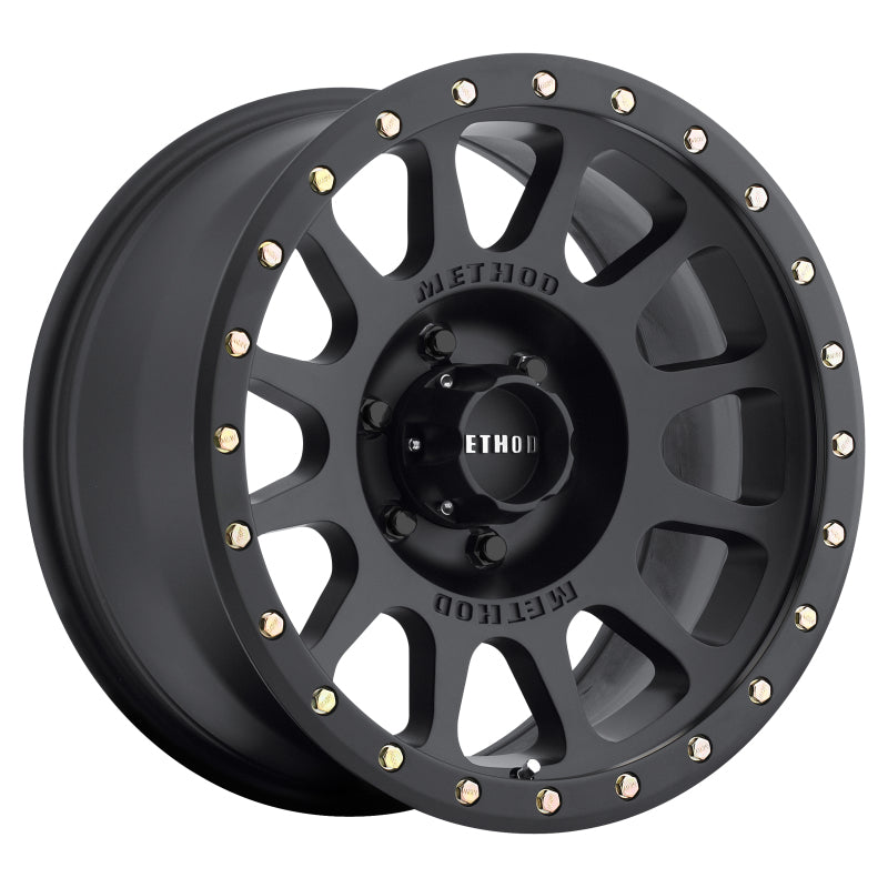 Method Wheels Method MR305 NV 20x9 +18mm Offset 6x5.5 108mm CB Matte Black Wheel