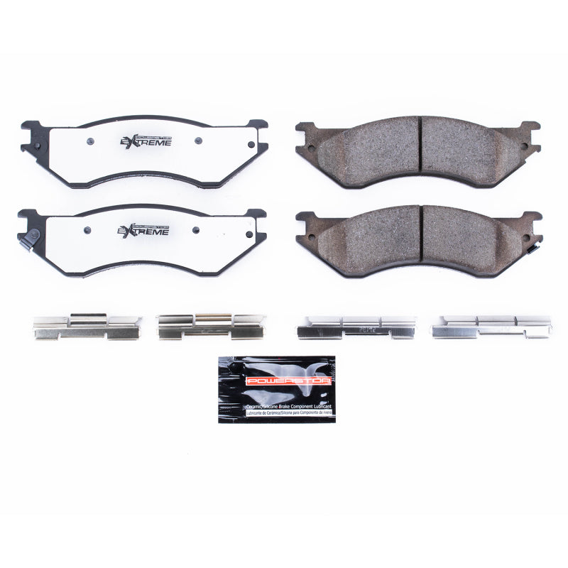 PowerStop Power Stop 01-08 Dodge Ram 2500 Rear Z36 Truck & Tow Brake Pads w/Hardware