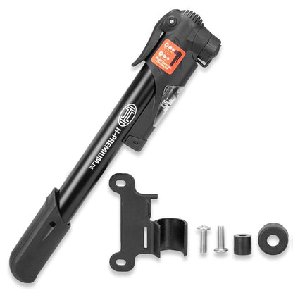 Heyner 216420 Hand Pump For Bicycles With Pressure Gauge