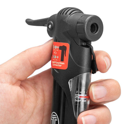 Heyner 216420 Hand Pump For Bicycles With Pressure Gauge