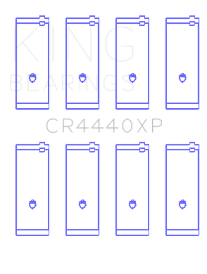 King Engine Bearings Ford Cortina 2000 XL - European (Size STD) Performance Rod Bearing Set