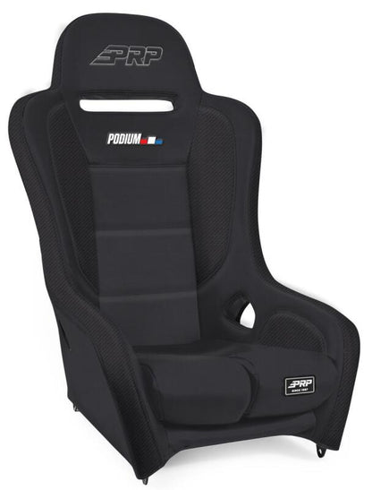 PRP Seats PRP Podium Elite Suspension Seat- Black Vinyl - Black