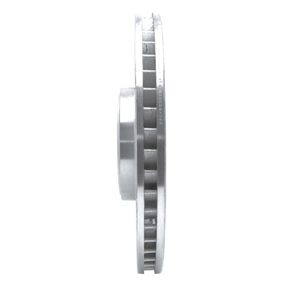 R1 Concepts R1 08-09 Jaguar XKR Right Front Drilled & Slotted Silver Brake Rotor