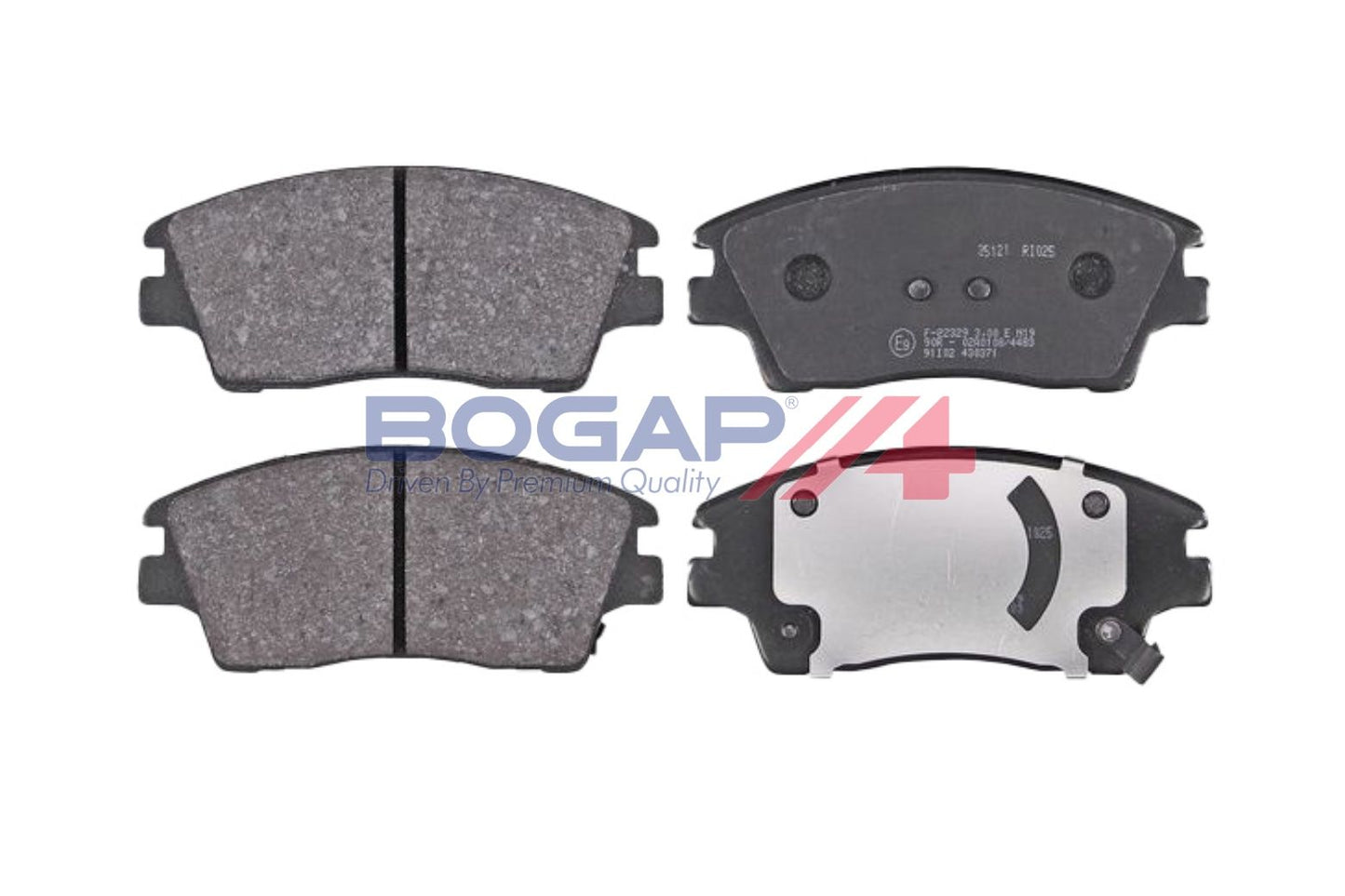 BOGAP Y8210247 Brake Pad Set, Disc Brake
