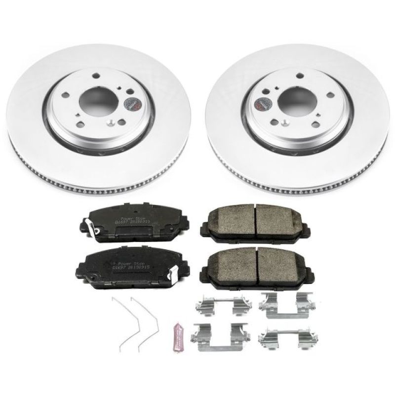 PowerStop Power Stop 17-18 Acura ILX Front Z17 Evolution Geomet Coated Brake Kit