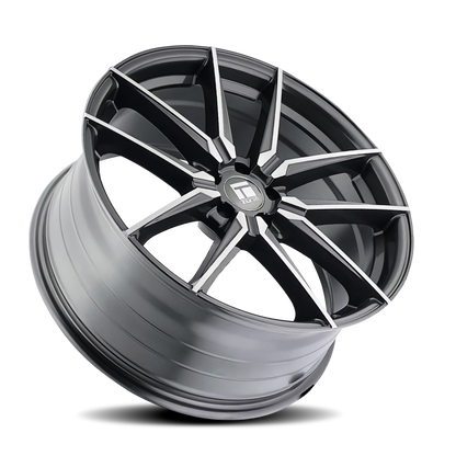 Touren 3294 TR94 19x8.5 / 5x120 BP / 35mm Offset / 72.56mm Hub Gloss Graphite Brushed w/ Dark Wheel