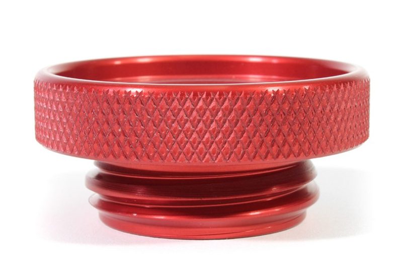 PERRIN PSP-ENG-711RD OIL FILL CAP BRZ/FR-S ROUND STYLE RED ANODIZED