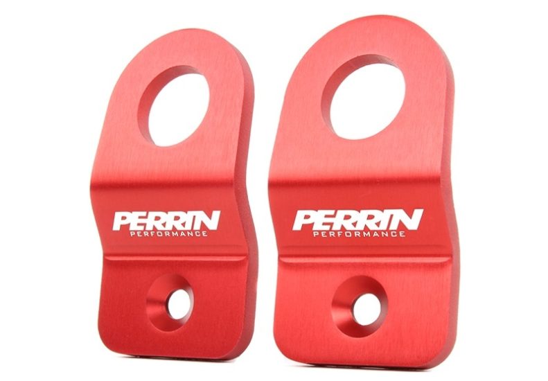 PERRIN PSP-ENG-521RD UPPER RADIATOR BRACKET SET RED (08+)