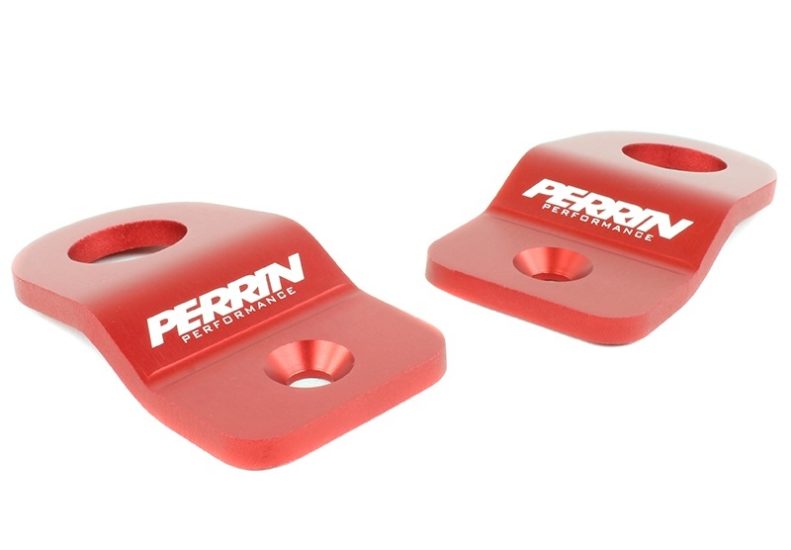 PERRIN PSP-ENG-521RD UPPER RADIATOR BRACKET SET RED (08+)