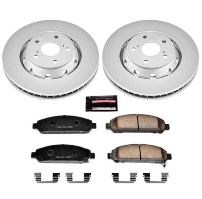 PowerStop Power Stop 09-16 Toyota Venza Front Z17 Evolution Geomet Coated Brake Kit