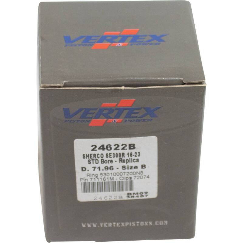 Vertex Pistons Vertex Piston 16-24 Sherco SE-R 300 300cc Cast Replica Piston Kit
