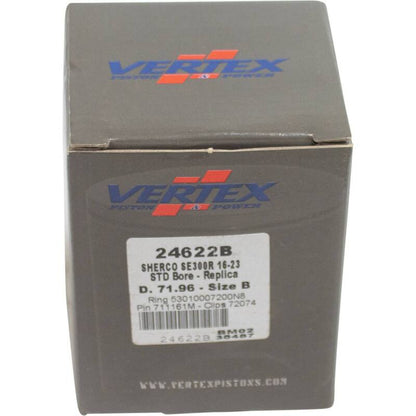 Vertex Pistons Vertex Piston 16-24 Sherco SE-R 300 300cc Cast Replica Piston Kit