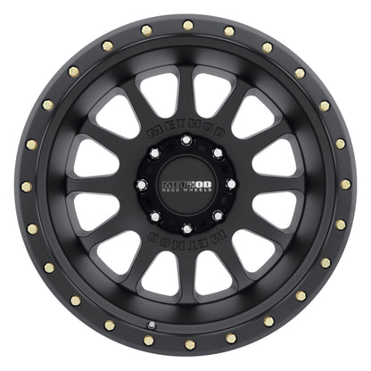 Method Wheels Method MR605 NV 20x10 -24mm Offset 8x6.5 121.3mm CB Matte Black Wheel
