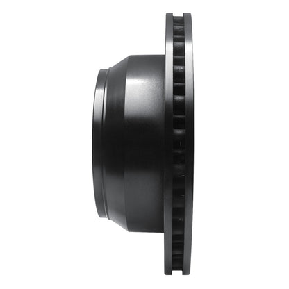 R1 Concepts R1 99-04 Ford F-350 Super Duty 2WD Rear Left Drilled & Slotted Black Brake Rotor