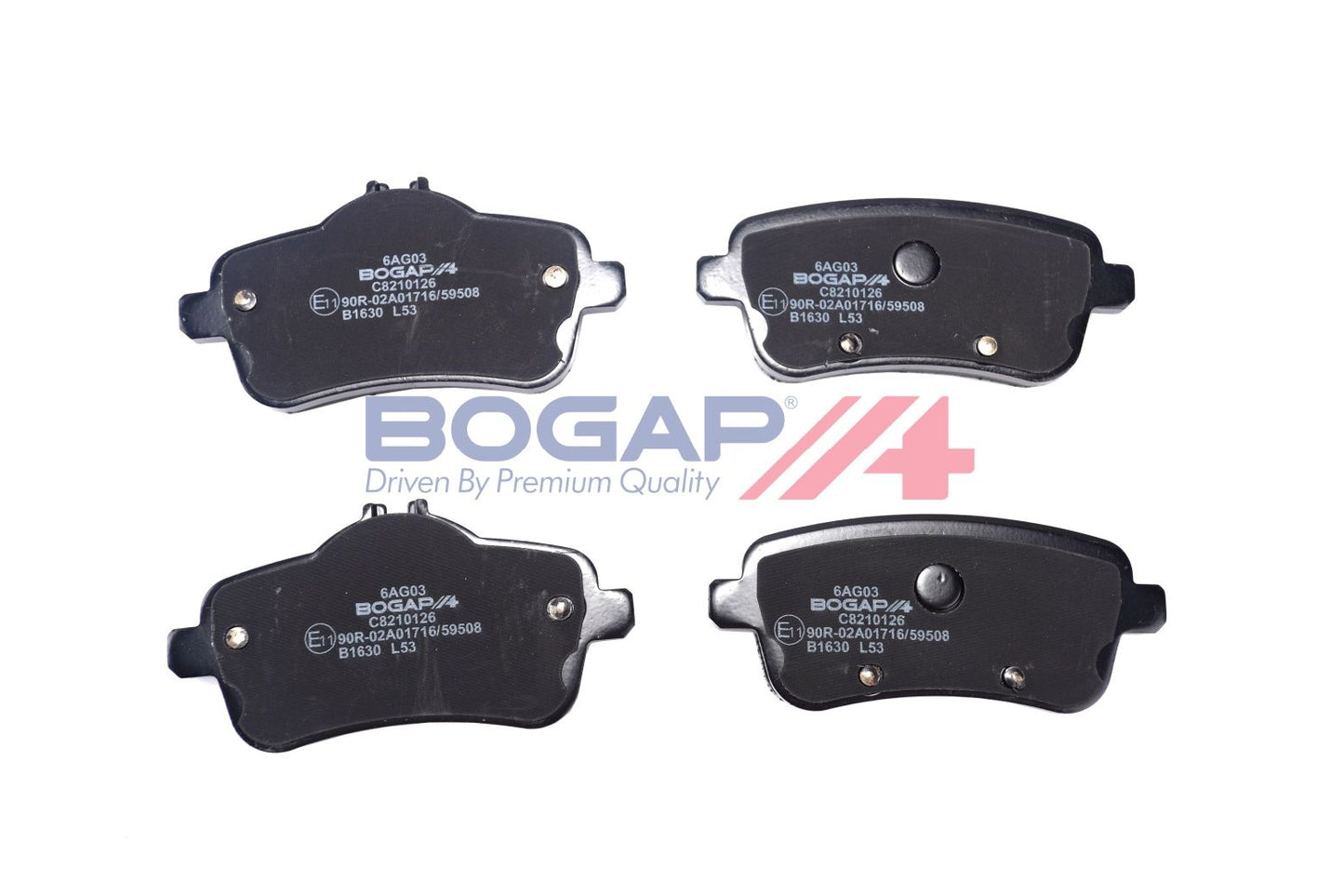 BOGAP C8210126 Brake Pad Set, Disc Brake