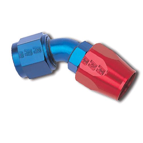 Russell Performance -4 AN Black 90 Degree Full Flow Hose End