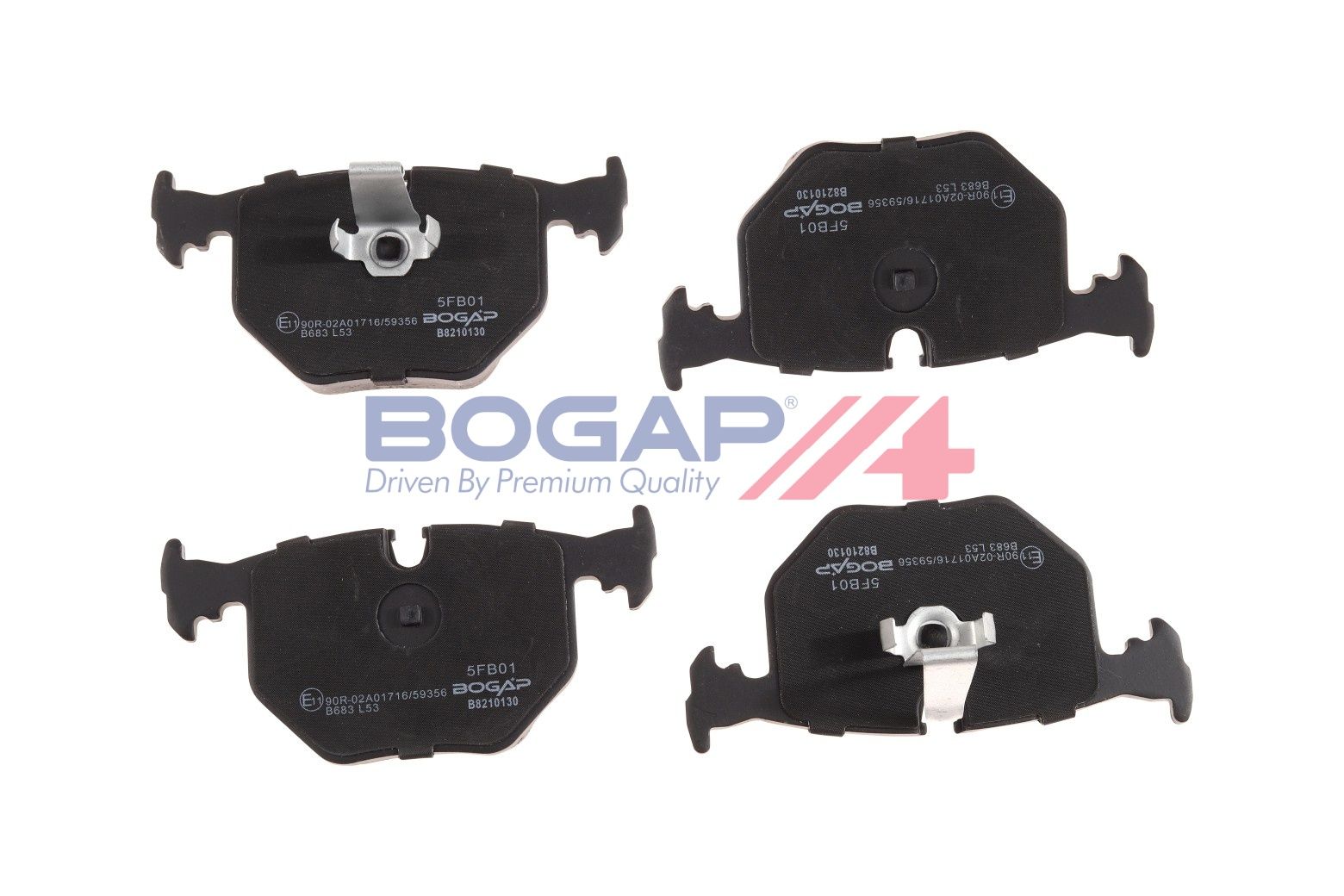 BOGAP B8210130 Brake Pad Set, Disc Brake