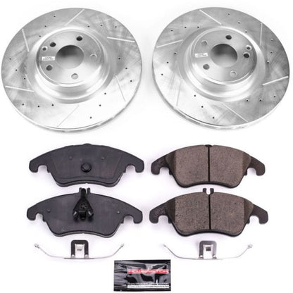 PowerStop Power Stop 17-18 Mercedes-Benz SLC300 Front Z23 Evolution Sport Brake Kit