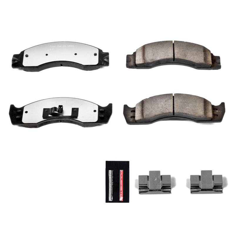 PowerStop Power Stop 01-02 Ford E-450 Super Duty Front or Rear Z36 Truck & Tow Brake Pads w/Hardware