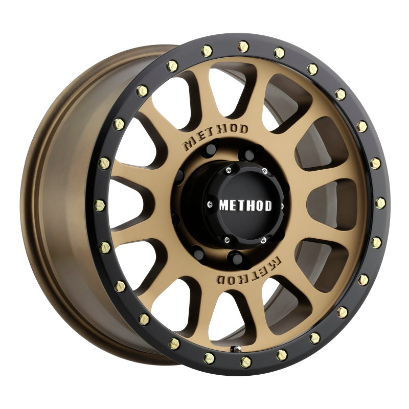 Method Wheels Method MR305 NV 17x8.5 0mm Offset 8x170 130.81mm CB Method Bronze/Black Street Loc Wheel