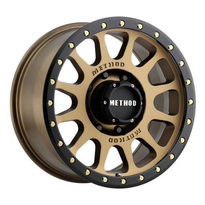 Method Wheels Method MR305 NV 17x8.5 0mm Offset 8x170 130.81mm CB Method Bronze/Black Street Loc Wheel